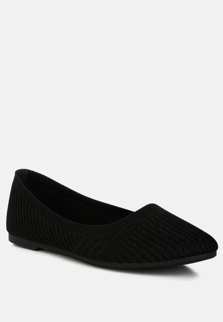 Ammie Solid Casual Ballet Flats