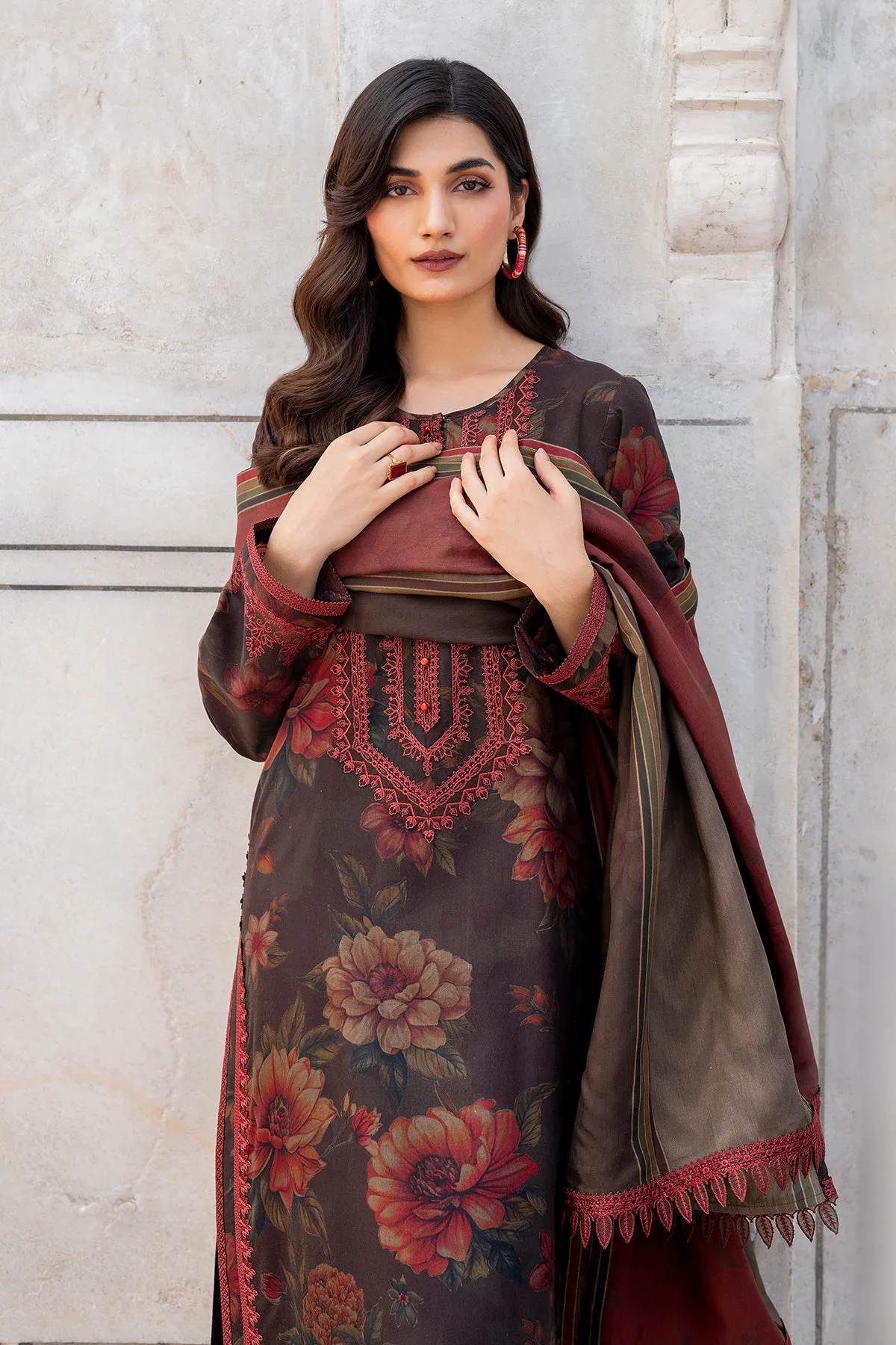 EMBROIDERED VISCOSE UF-735