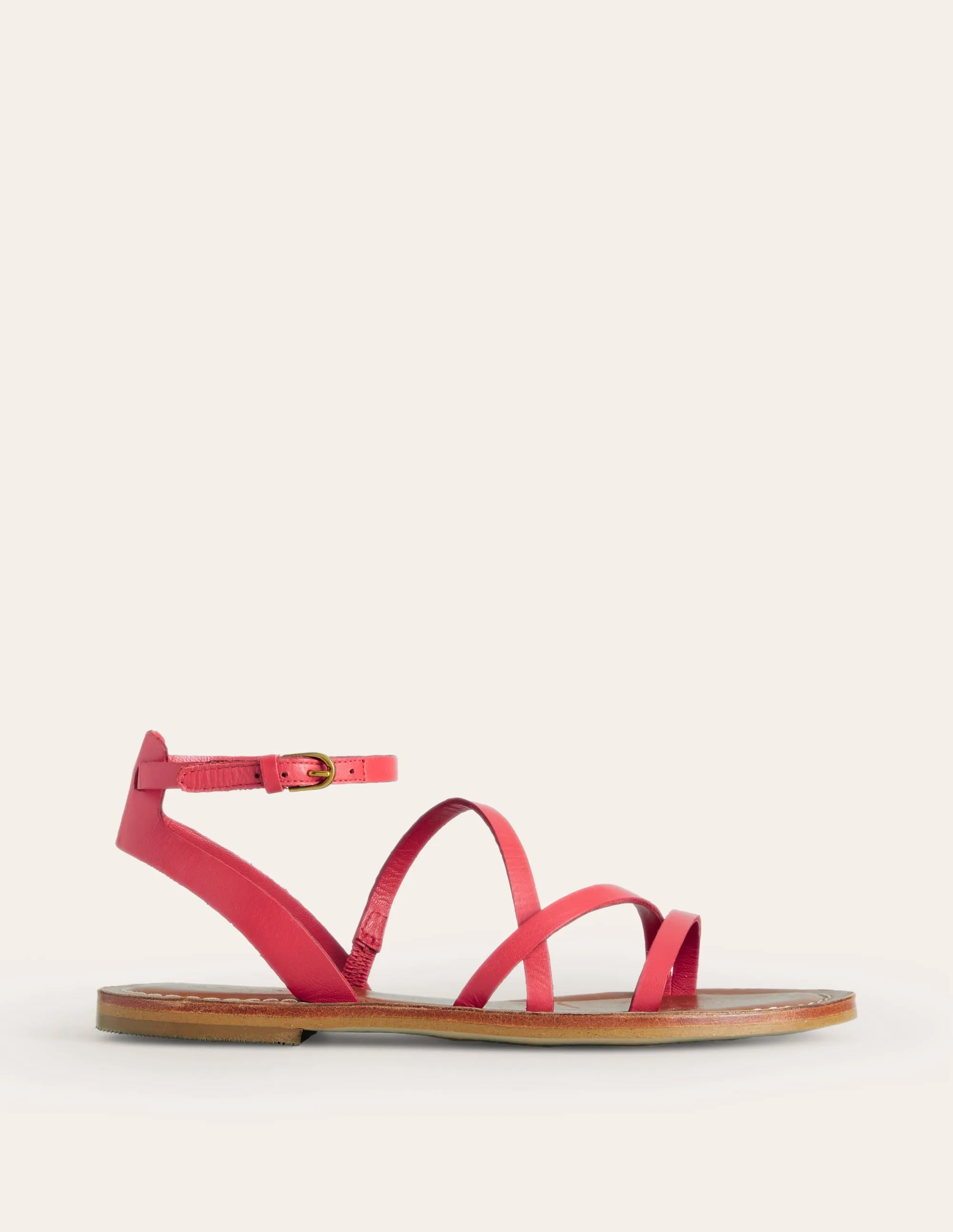 Everyday Flat Sandals-Post Box Red