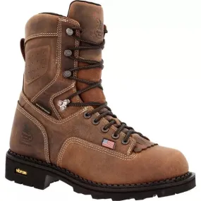 Georgia Boot Men's Made in USA Logger Waterproof Work Boot GB00538