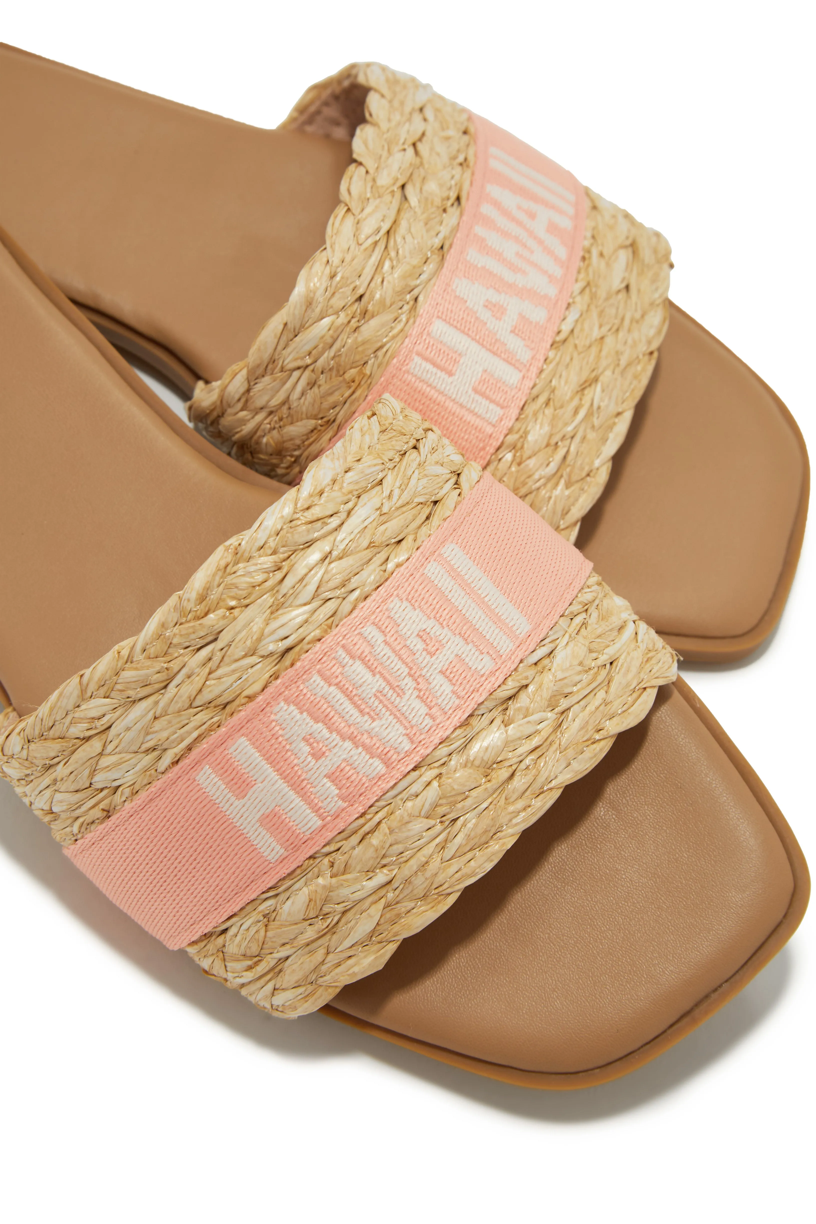 Going Places Slip On Sandals - Pink