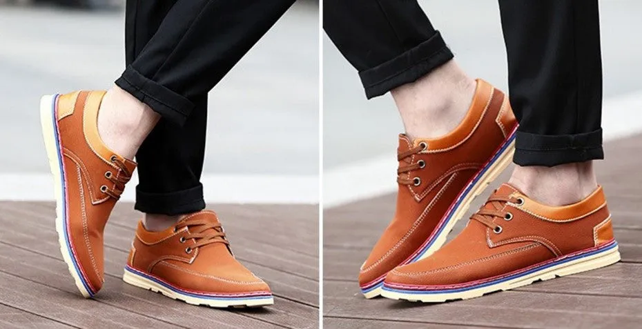 Man's Autumn / Spring PU Leather Casual Shoes