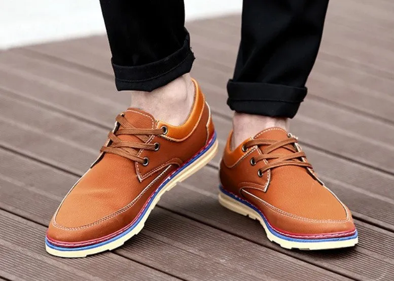 Man's Autumn / Spring PU Leather Casual Shoes