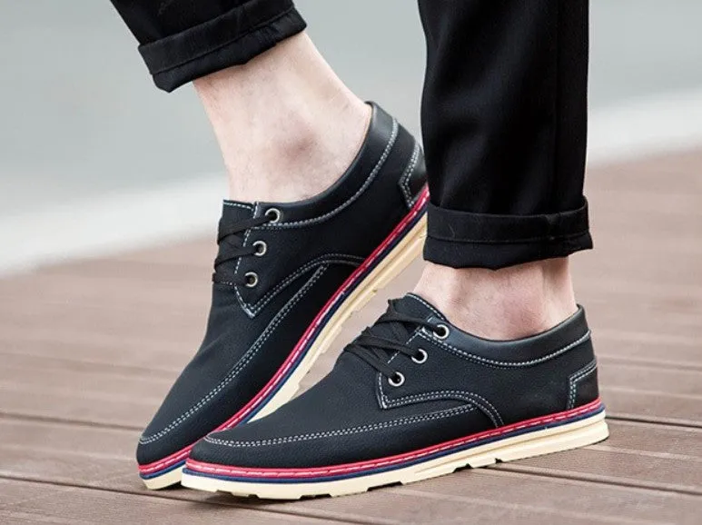 Man's Autumn / Spring PU Leather Casual Shoes