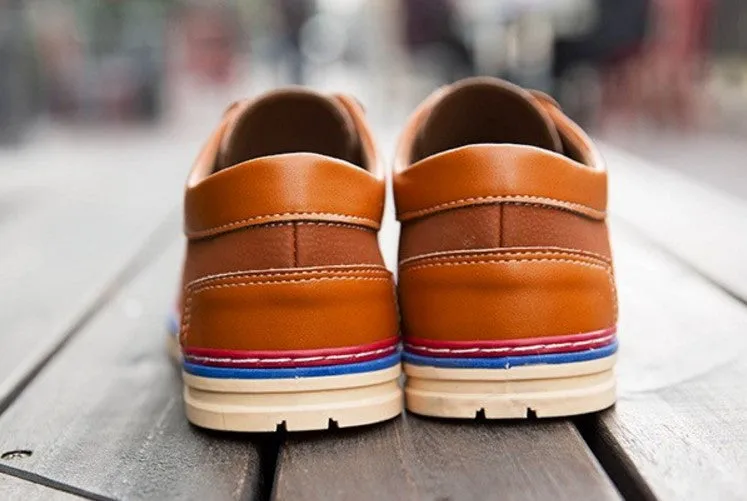 Man's Autumn / Spring PU Leather Casual Shoes