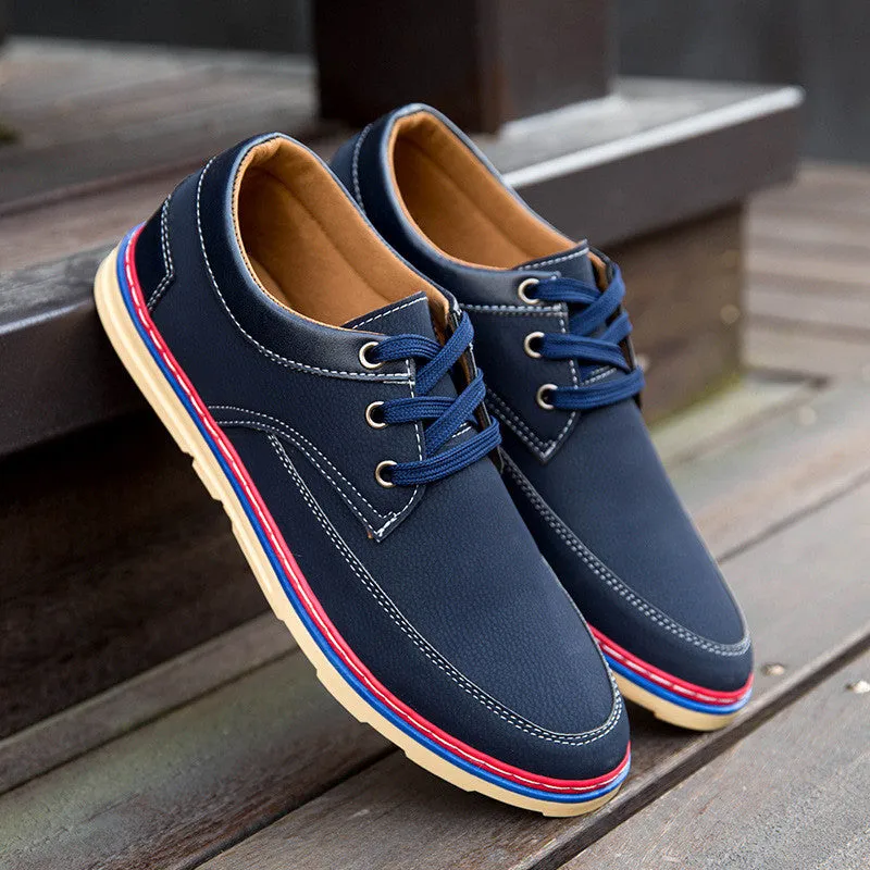 Man's Autumn / Spring PU Leather Casual Shoes