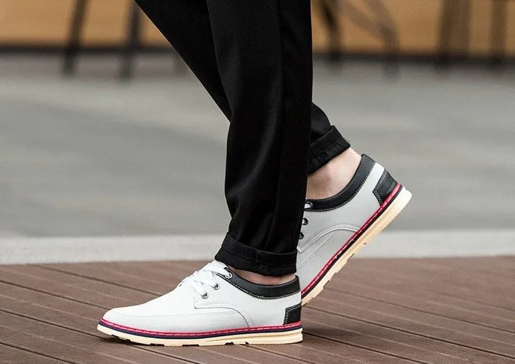 Man's Autumn / Spring PU Leather Casual Shoes