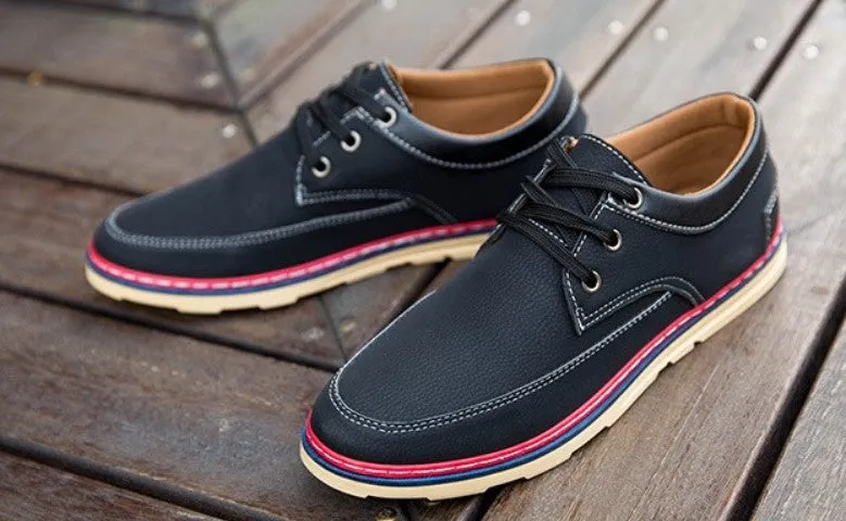 Man's Autumn / Spring PU Leather Casual Shoes