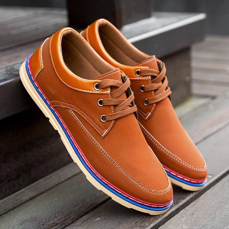 Man's Autumn / Spring PU Leather Casual Shoes