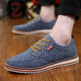 Men's Breathable Lace-Up Shoes | Plus Size