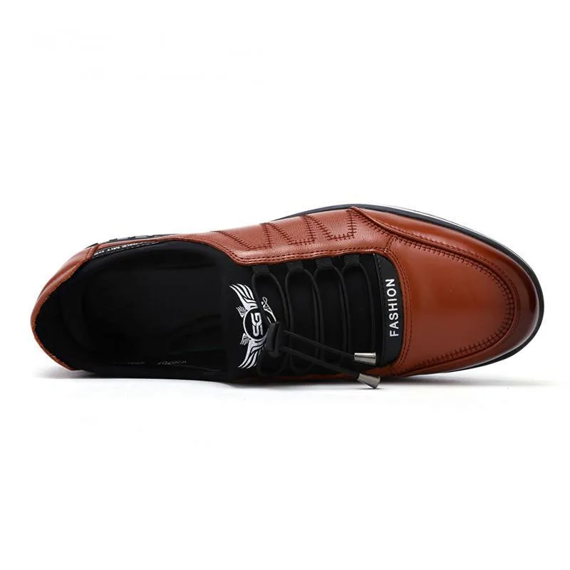 Men's Spring/Autumn Casual Breathable Flats | Plus Size