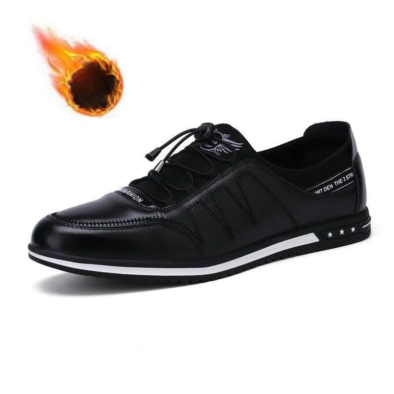 Men's Spring/Autumn Casual Breathable Flats | Plus Size