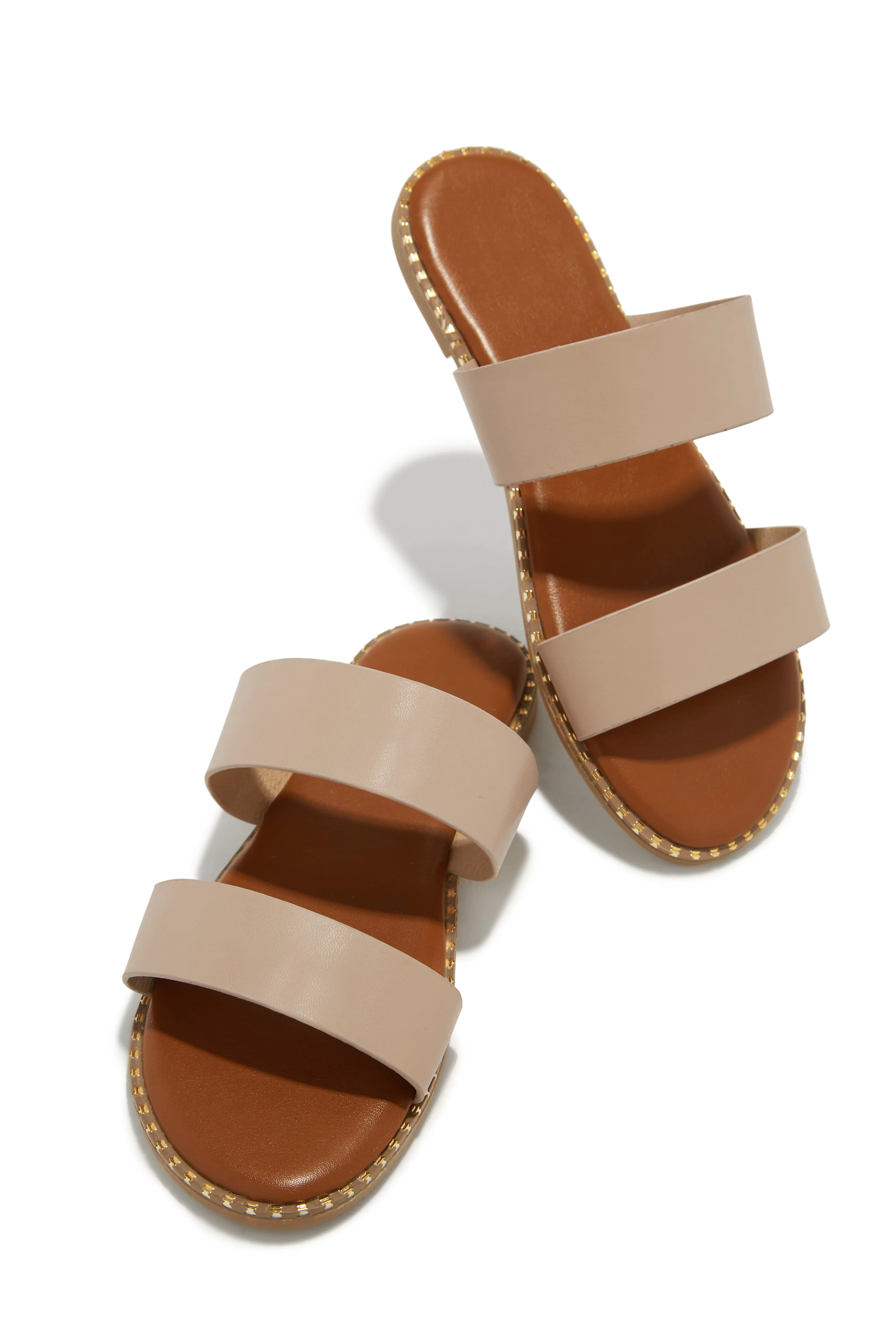 Milani Slip On Sandals - Gold