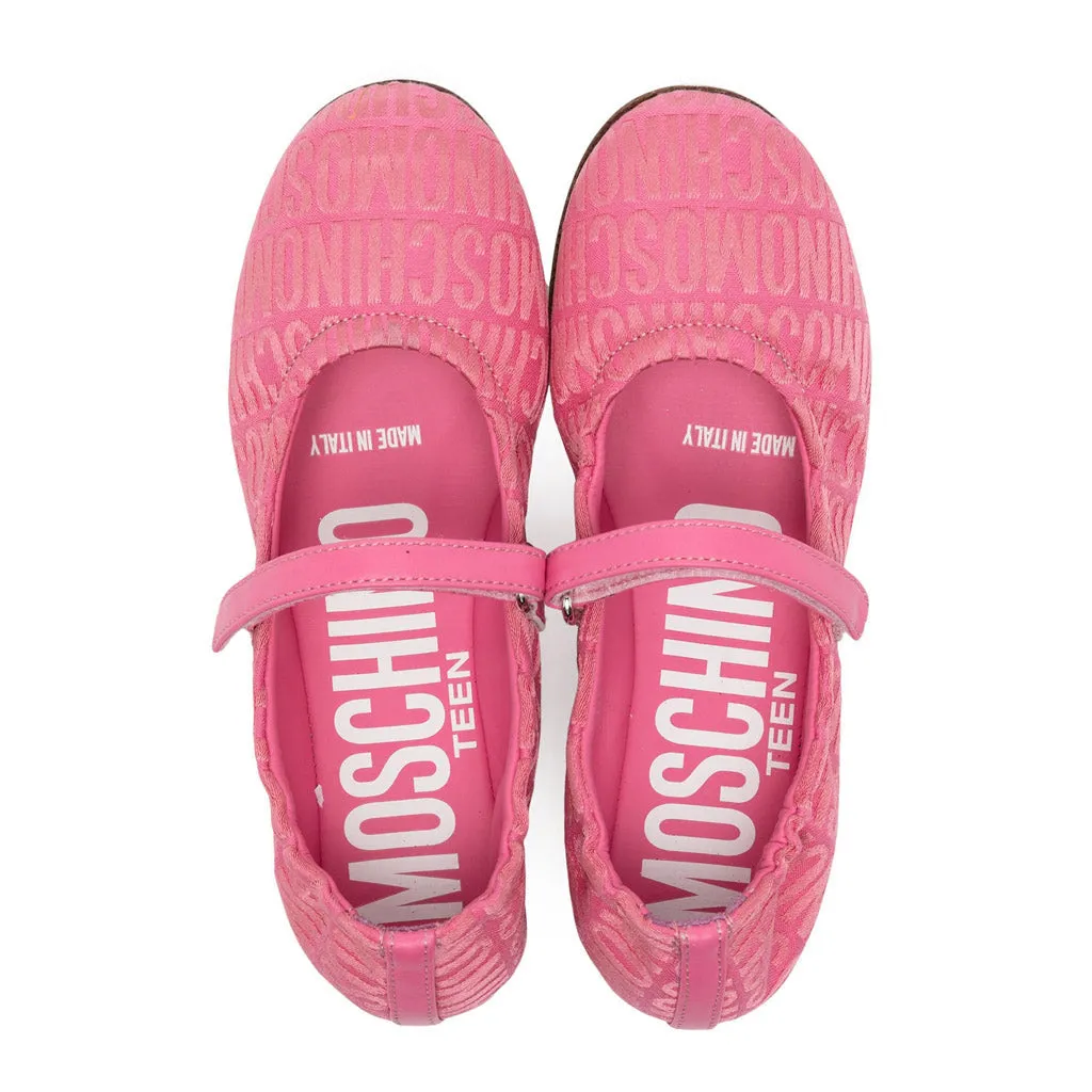 Moschino Kids Mary Jane Flats