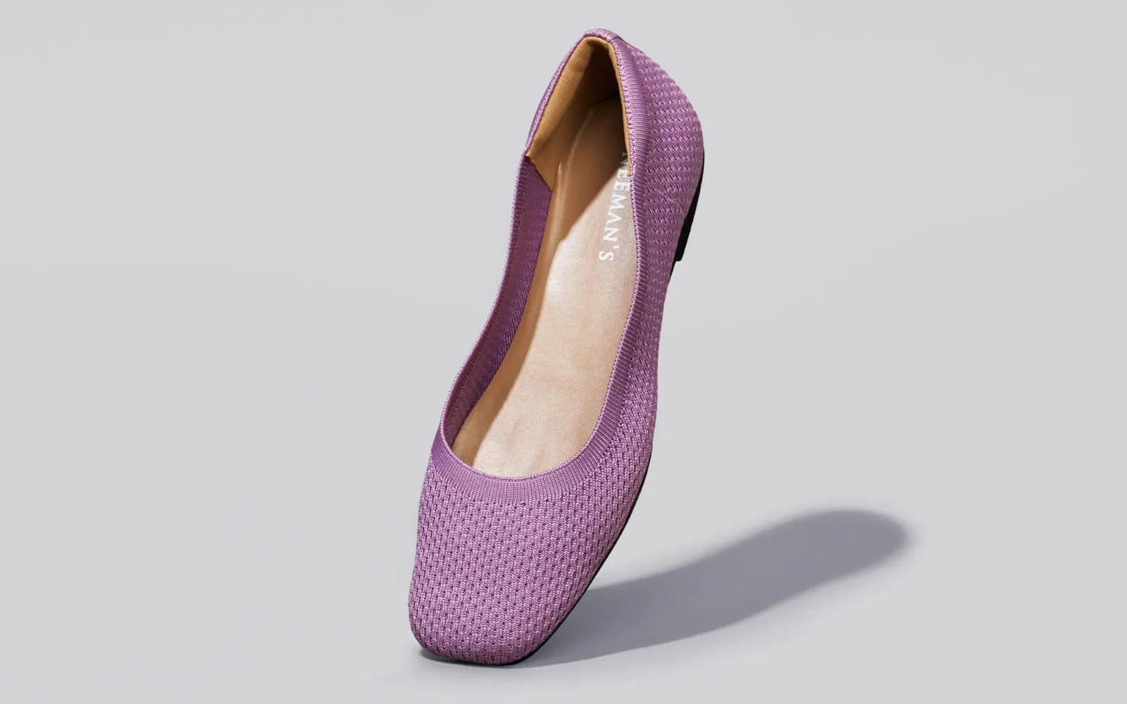 Plush Square Flats : Lavender