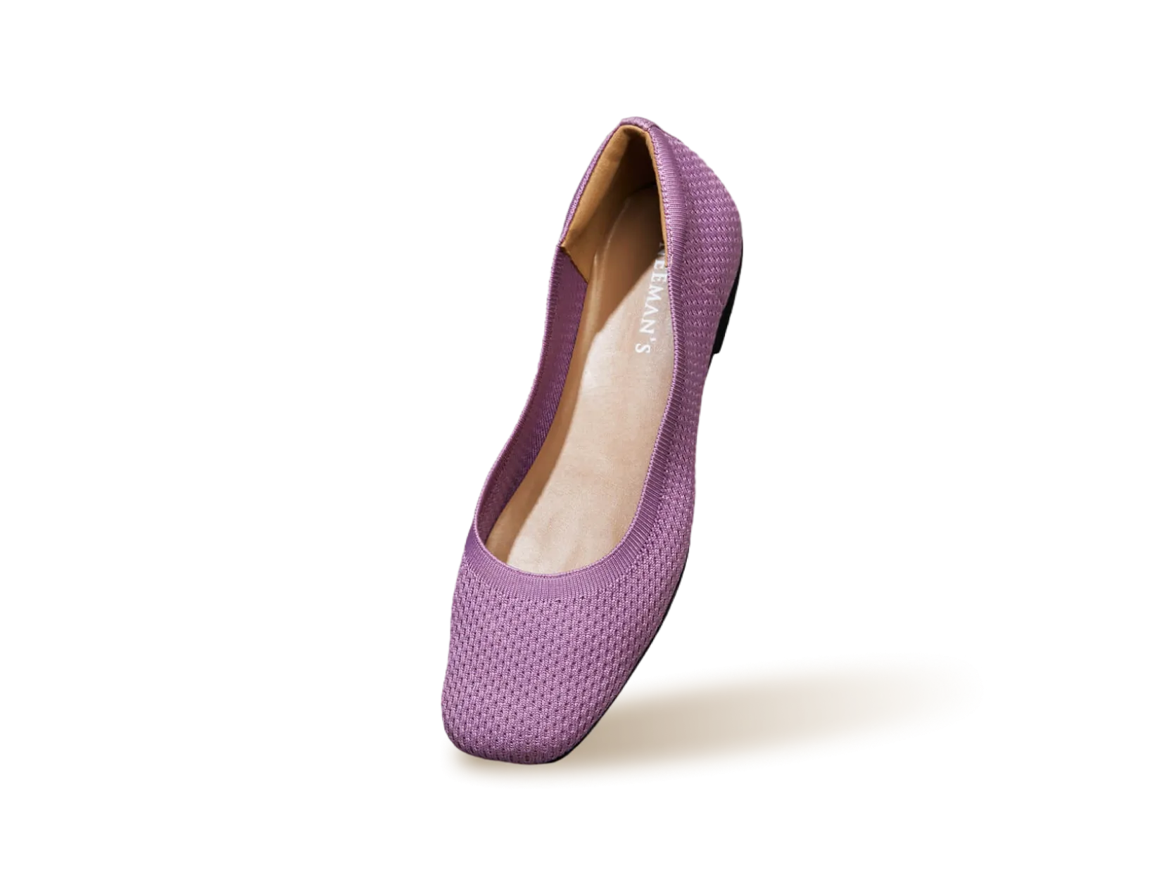 Plush Square Flats : Lavender