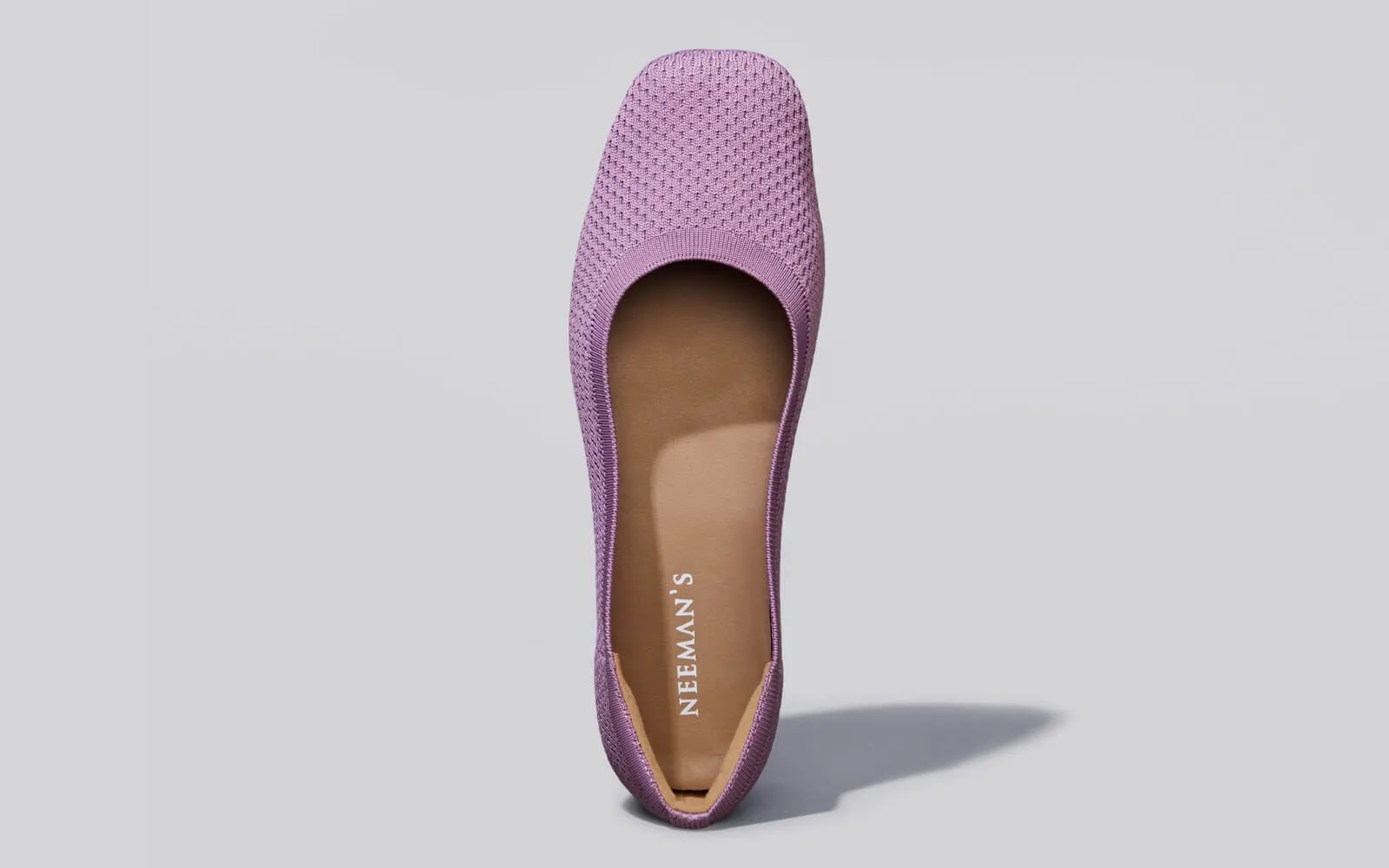 Plush Square Flats : Lavender