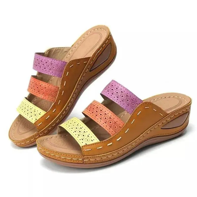 Slip On Summer Wedge Sandals