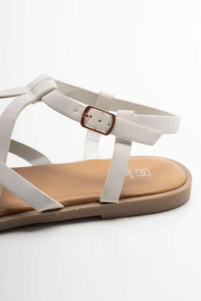 Strappy Sandal White