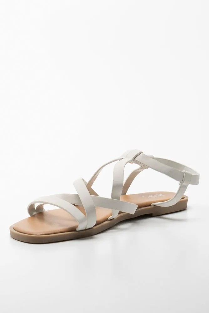 Strappy Sandal White