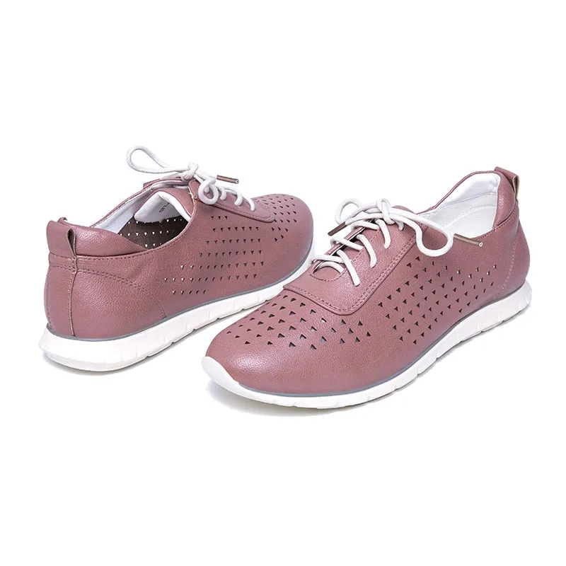 Women's Breathable Lace-Up Oxfords