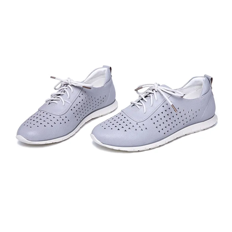 Women's Breathable Lace-Up Oxfords