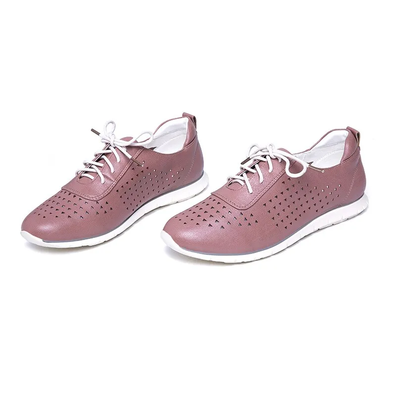 Women's Breathable Lace-Up Oxfords